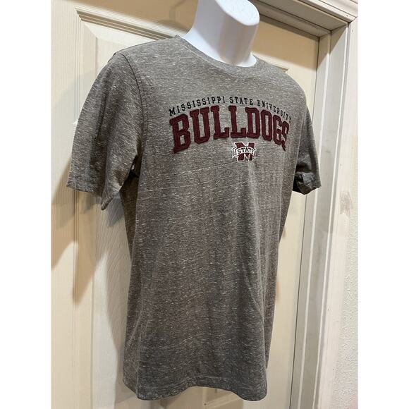 Champion T-Shirt Men's M Gray Mississippi State Bulldog EUC - Picture 6 of 6